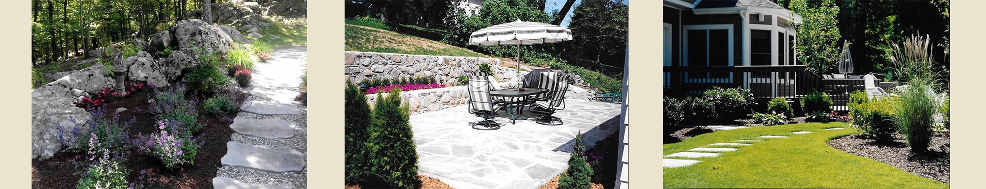 Horticultural Services in New City, NY, Three Yards With Polished Landscapes